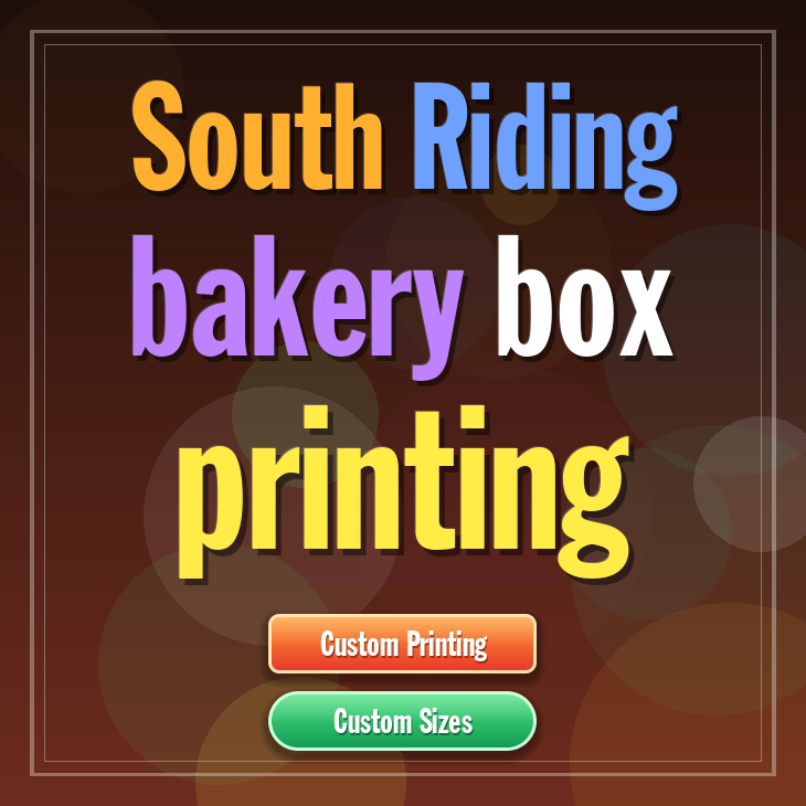 South Riding bakery box printing