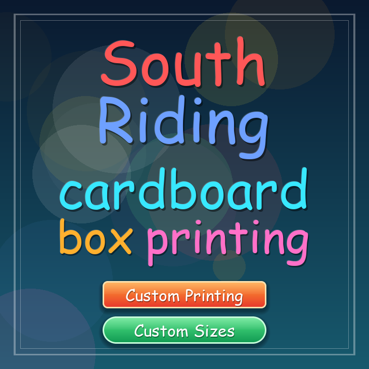 South Riding cardboard box printing