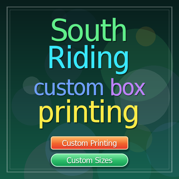 South Riding custom box printing