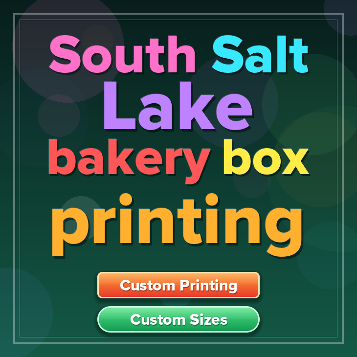 South Salt Lake bakery box printing