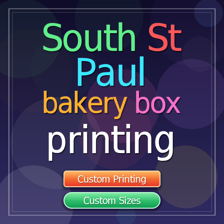 South St Paul bakery box printing
