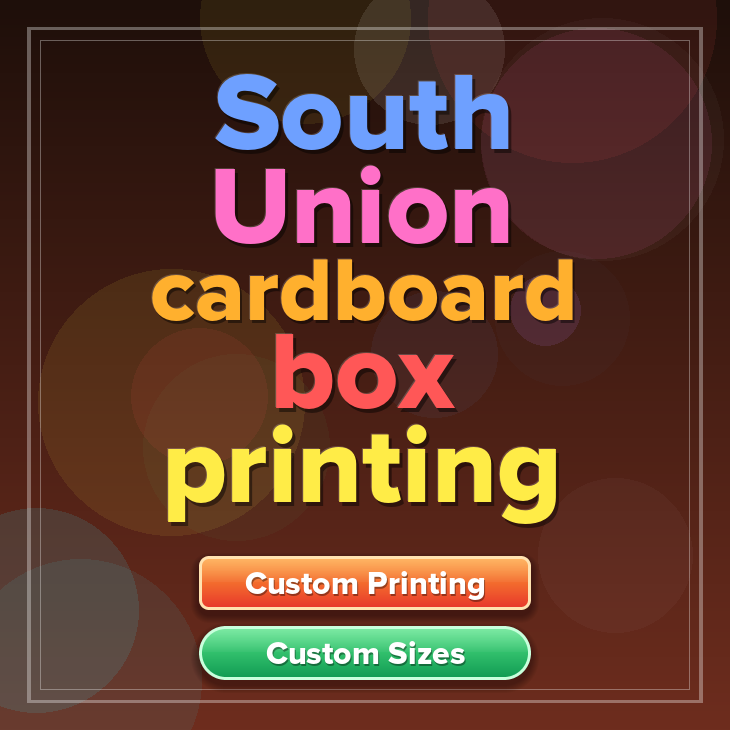 South Union cardboard box printing