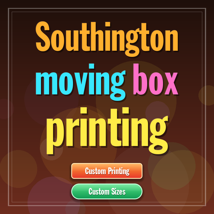 Southington moving box printing