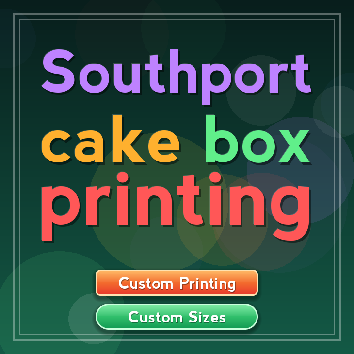 Southport cake box printing