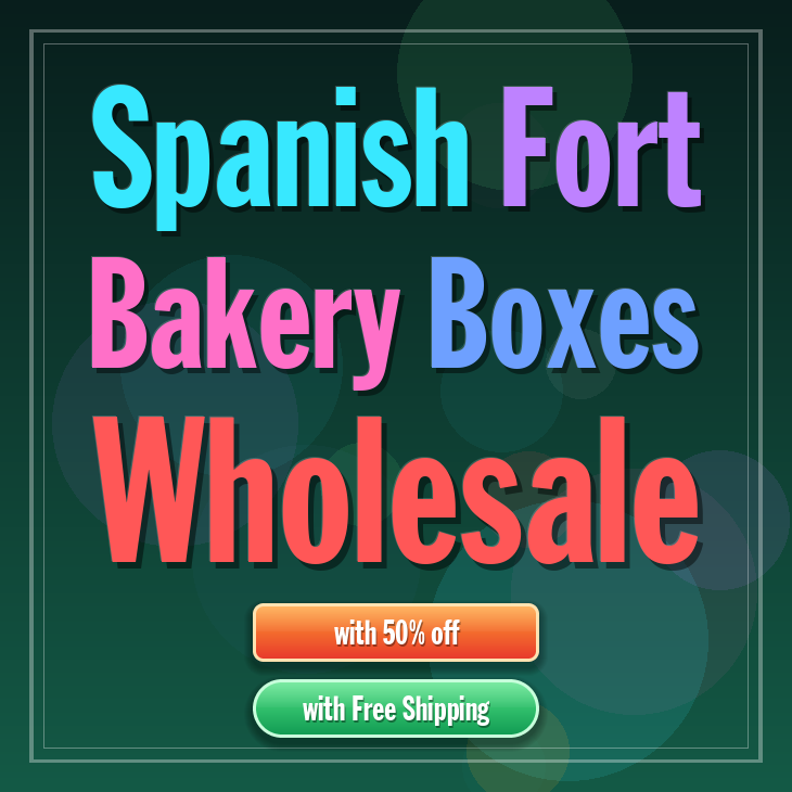 Spanish Fort bakery boxes