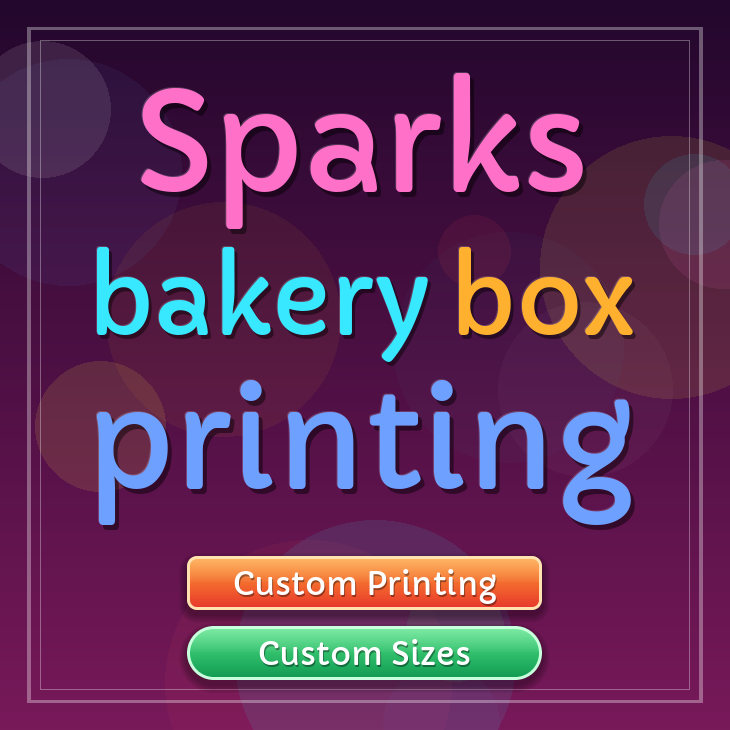 Sparks bakery box printing