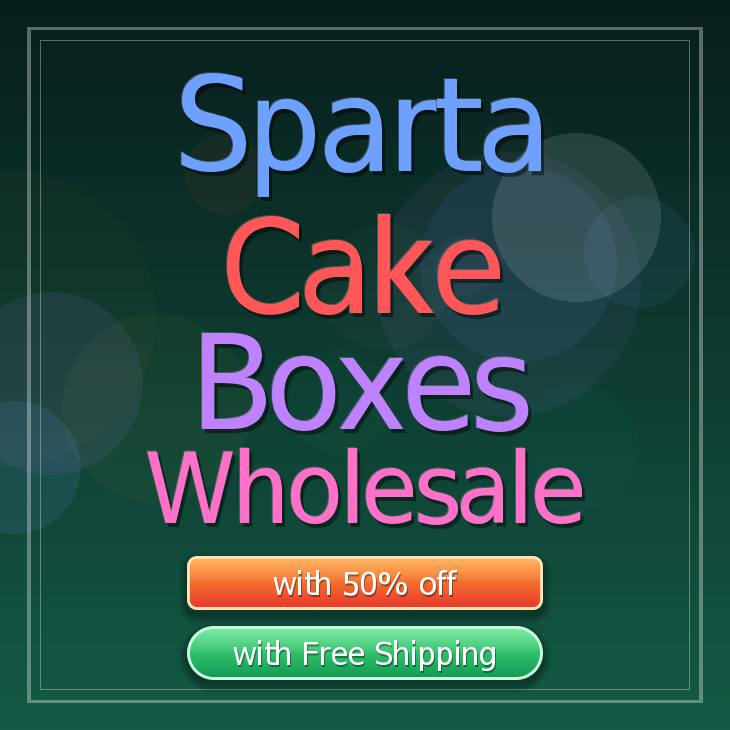 Sparta cake boxes