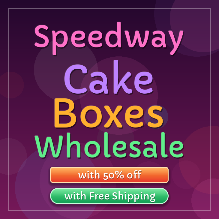 Speedway cake boxes