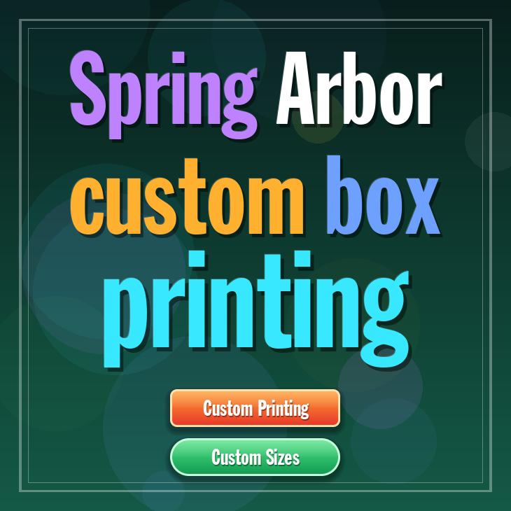Spring Arbor custom box printing
