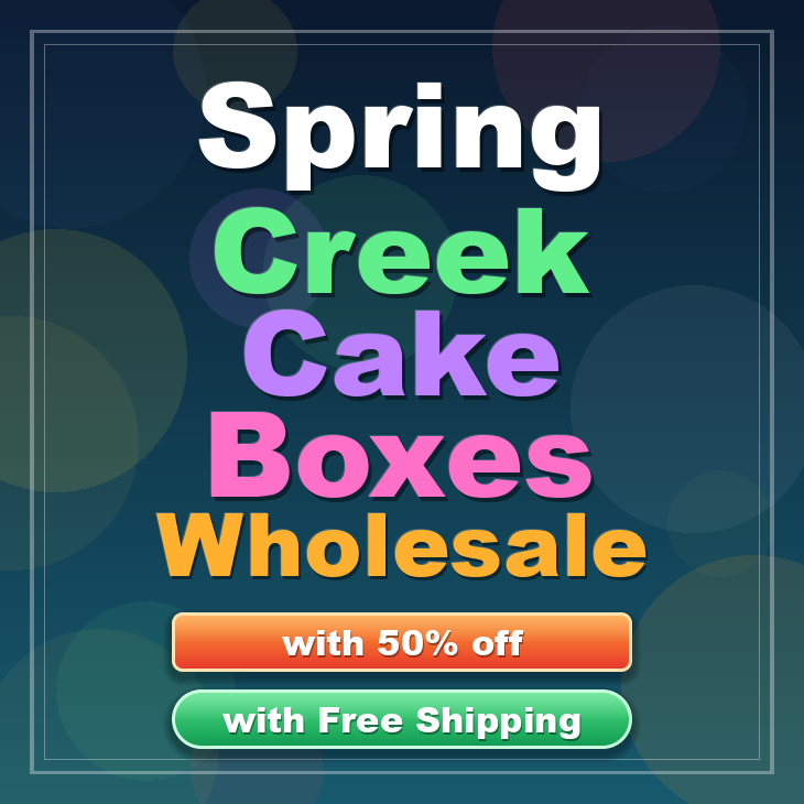 Spring Creek cake boxes