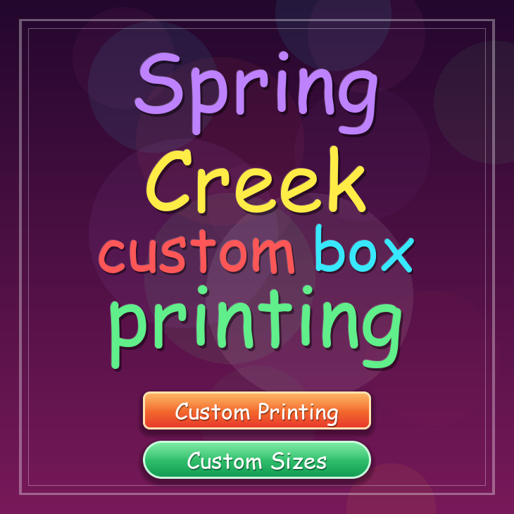 Spring Creek custom box printing