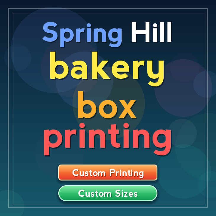 Spring Hill bakery box printing