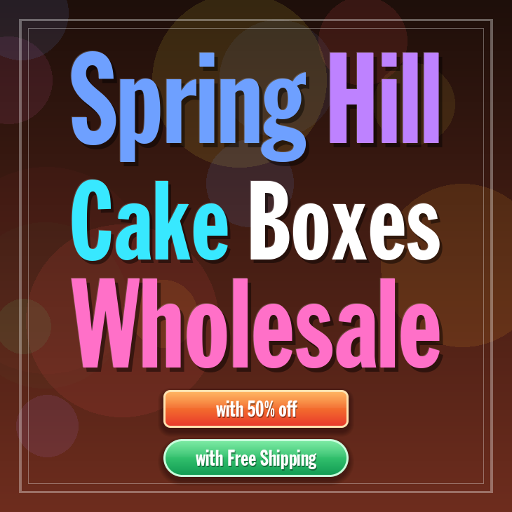Spring Hill cake boxes