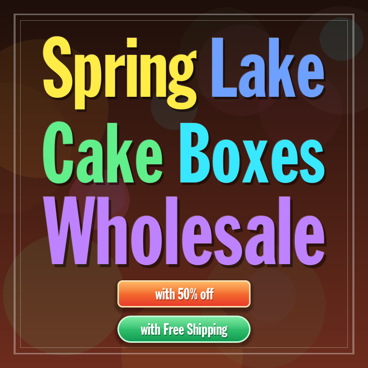Spring Lake cake boxes