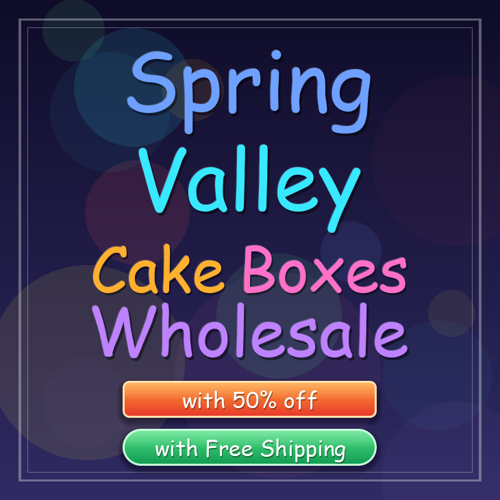 Spring Valley cake boxes