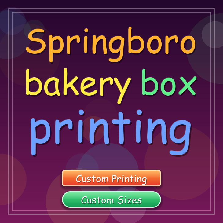Springboro bakery box printing