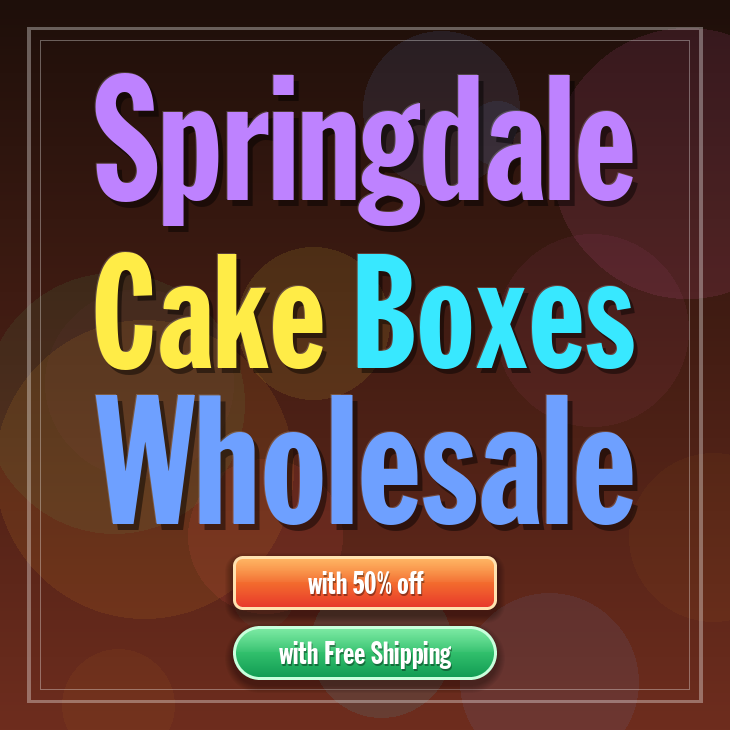 Springdale cake boxes