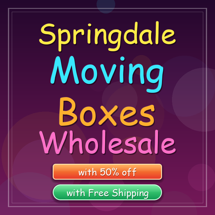 Springdale moving boxes