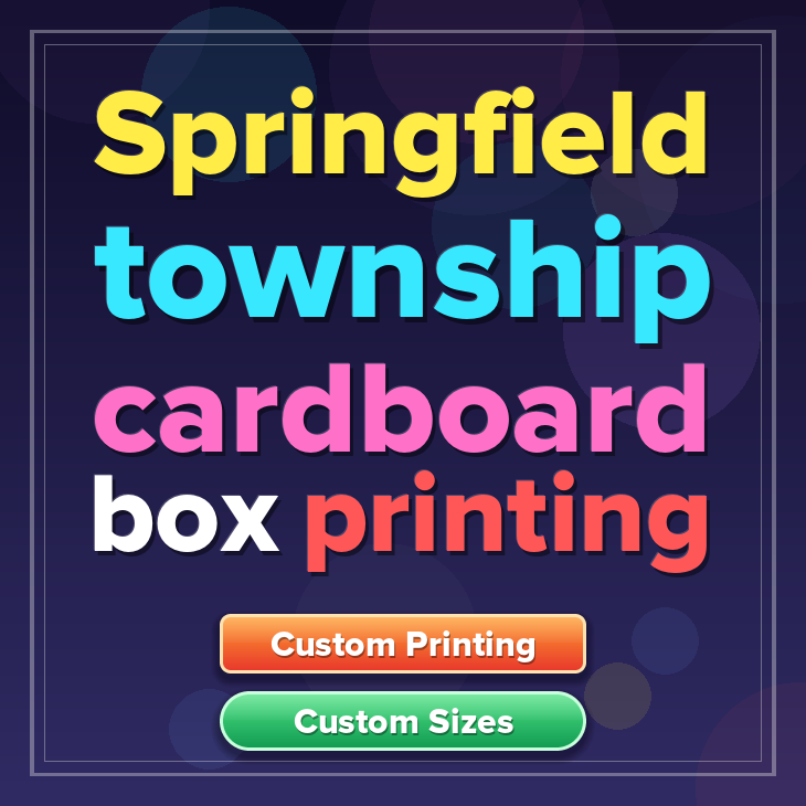Springfield township cardboard box printing