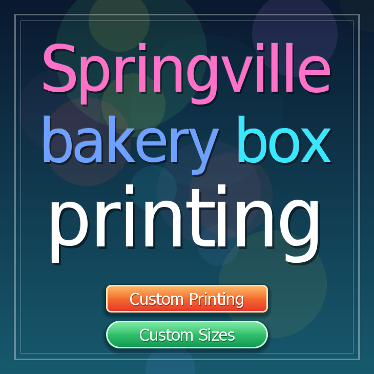 Springville bakery box printing