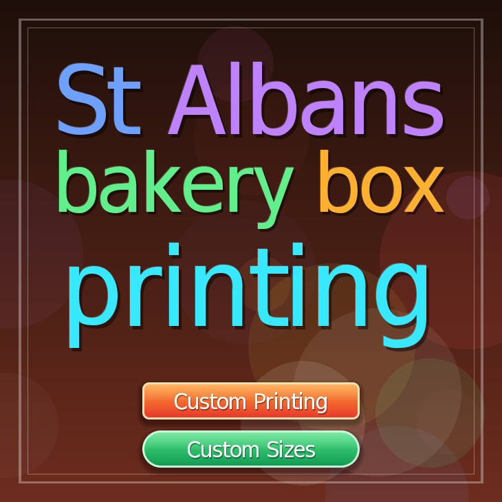 St Albans bakery box printing