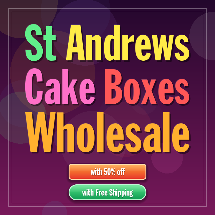 St Andrews cake boxes