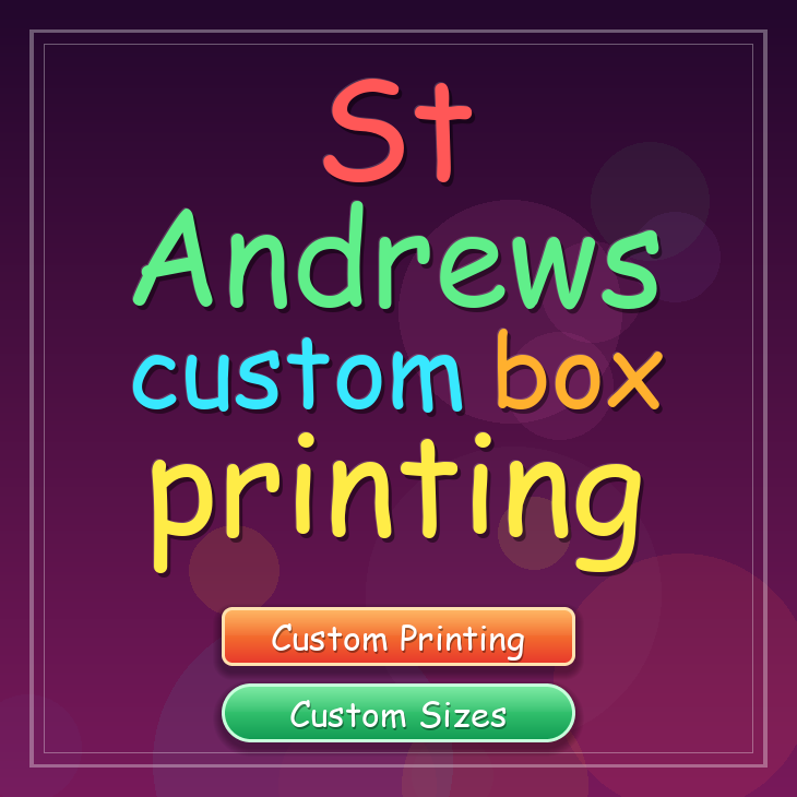 St Andrews custom box printing