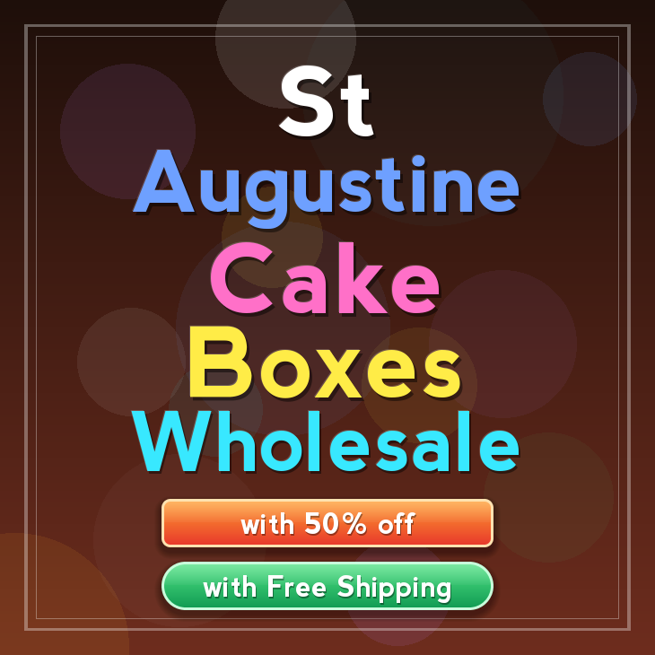 St Augustine cake boxes