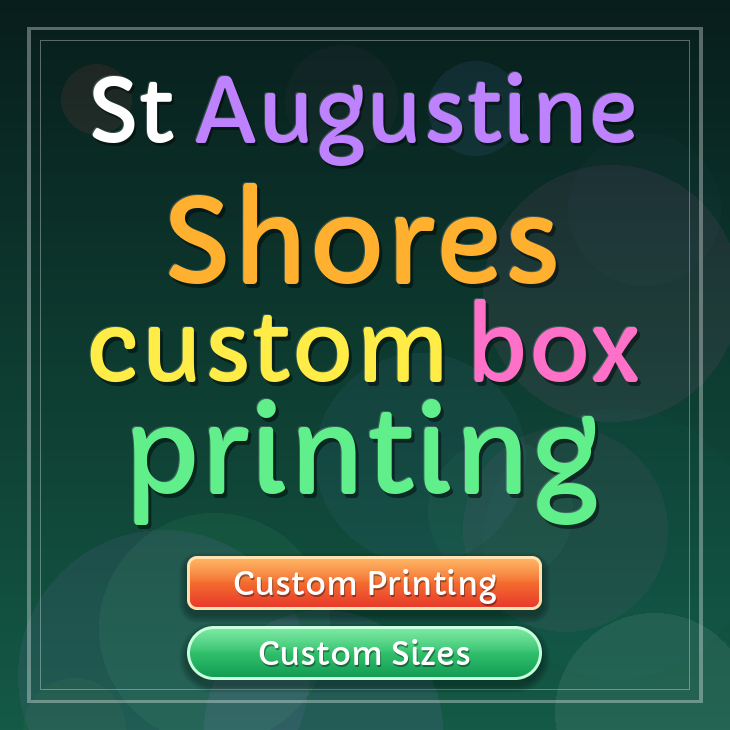 St Augustine Shores custom box printing