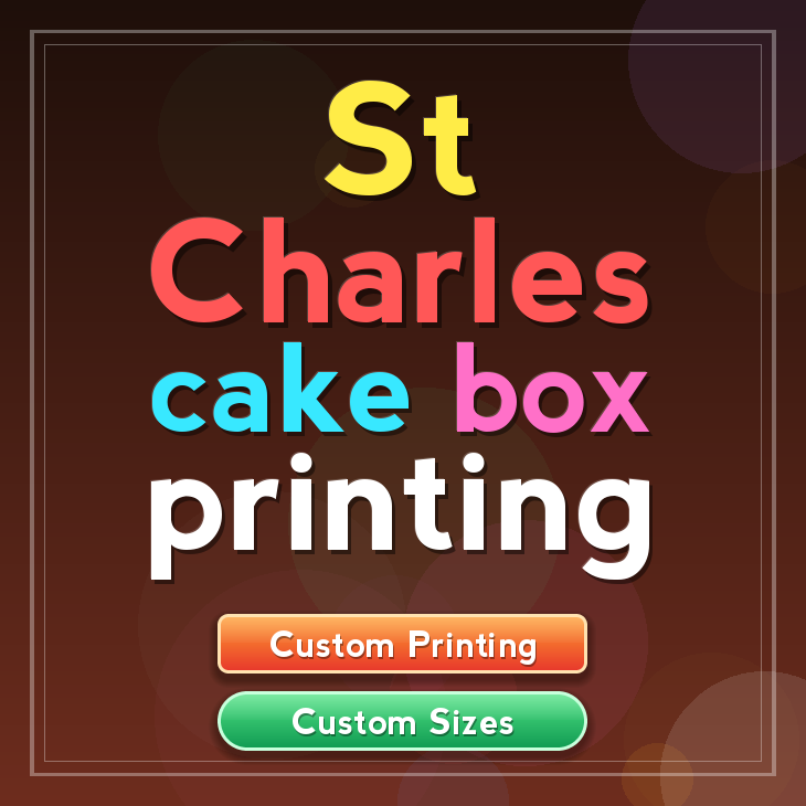 St Charles cake box printing