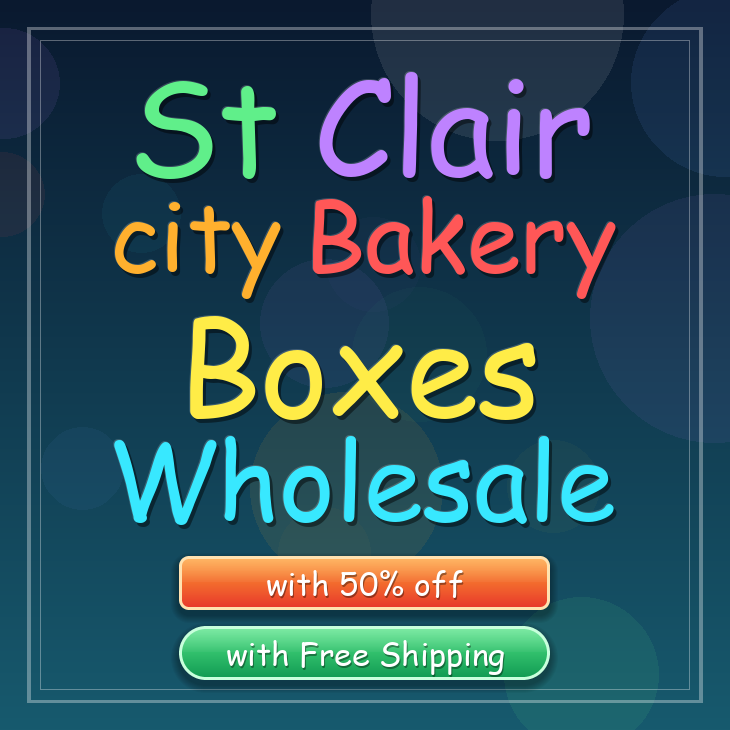 St Clair City bakery boxes