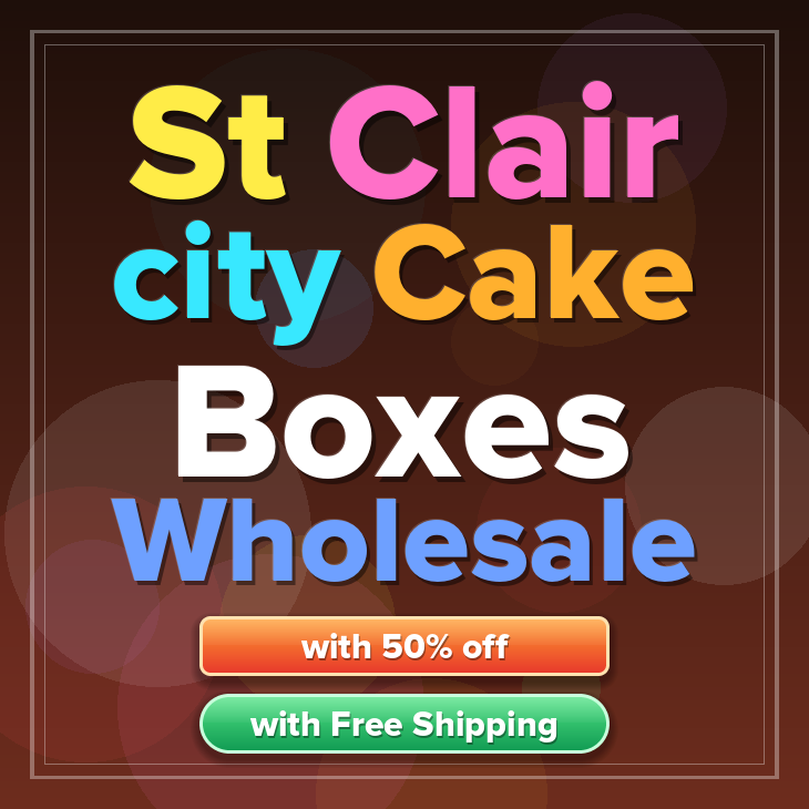 St Clair City cake boxes