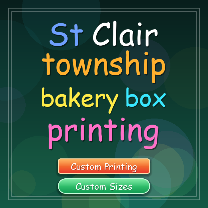 St Clair Township bakery box printing