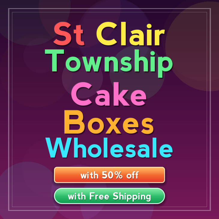 St Clair Township cake boxes