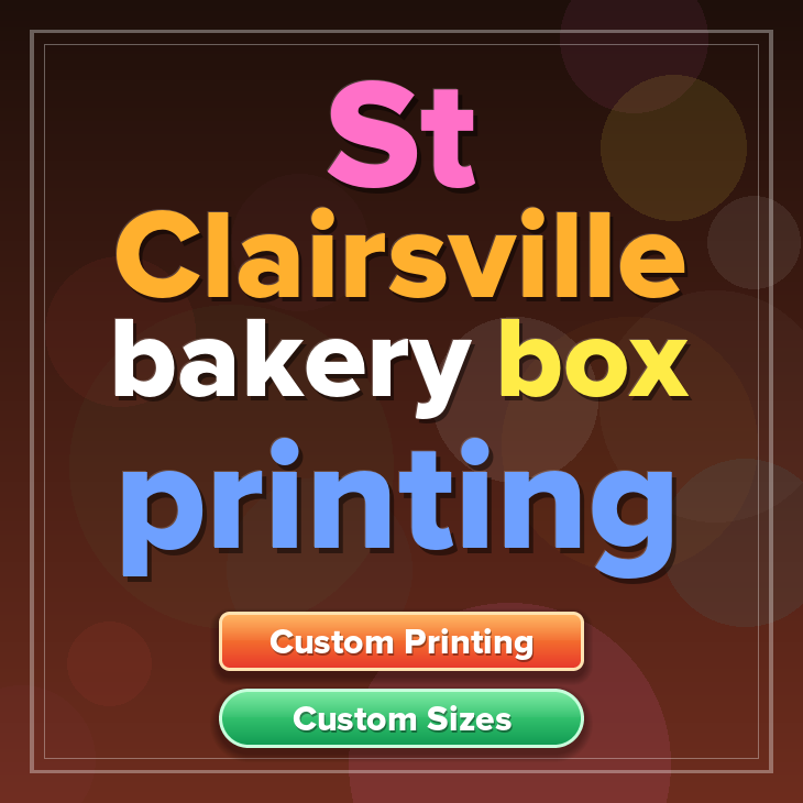 St Clairsville bakery box printing