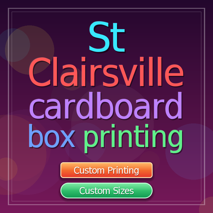 St Clairsville cardboard box printing