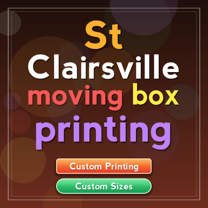 St Clairsville moving box printing