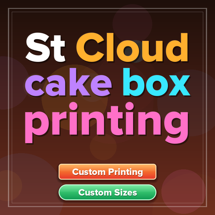 St Cloud cake box printing