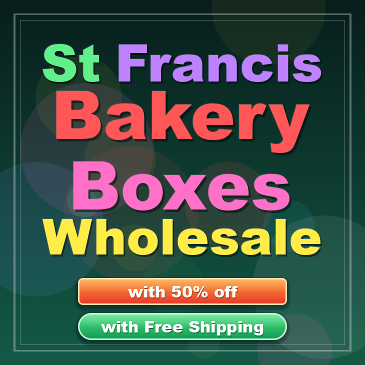 St Francis bakery boxes