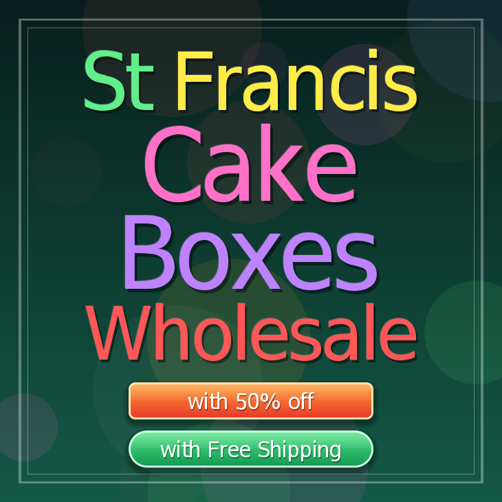 St Francis cake boxes
