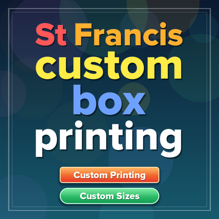 St Francis custom box printing