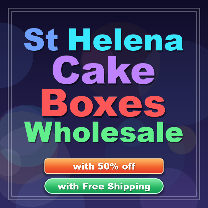 St Helena cake boxes
