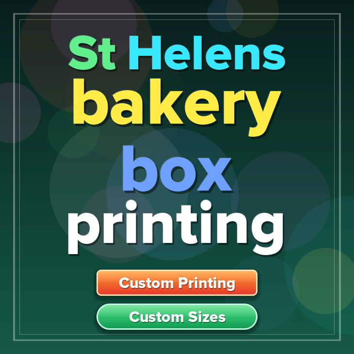 St Helens bakery box printing