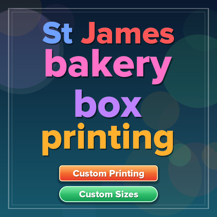 St James bakery box printing