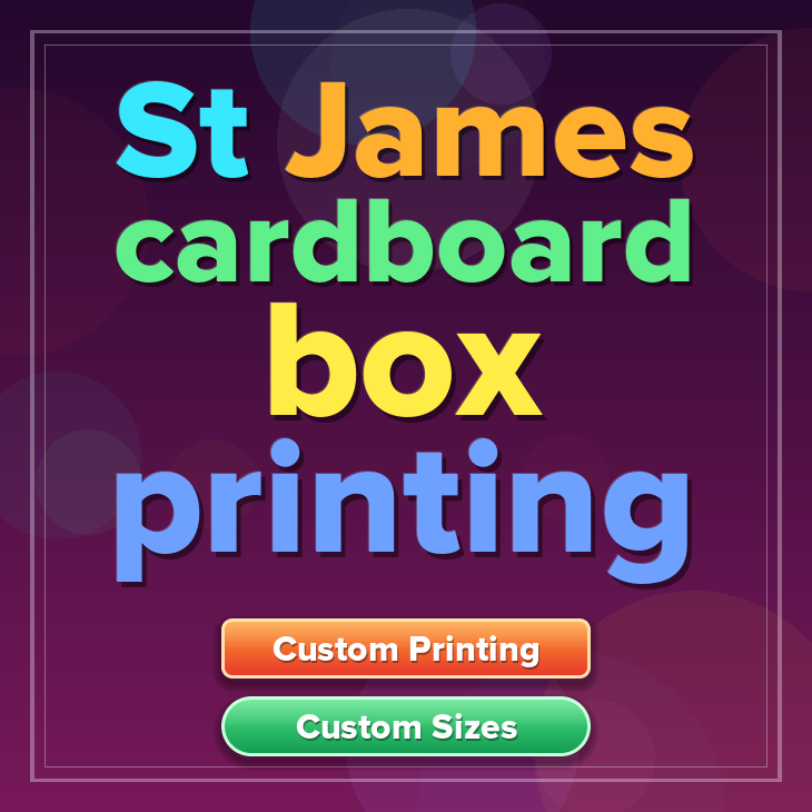 St James cardboard box printing