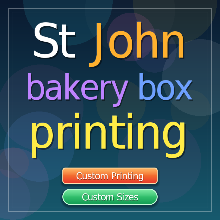 St John bakery box printing