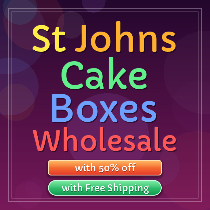 St Johns cake boxes