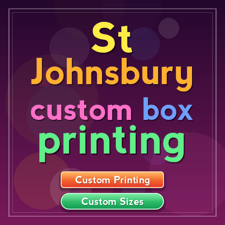 St Johnsbury custom box printing
