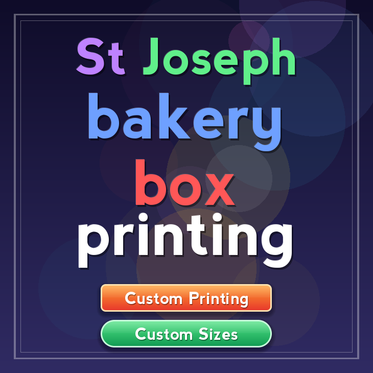 St Joseph bakery box printing