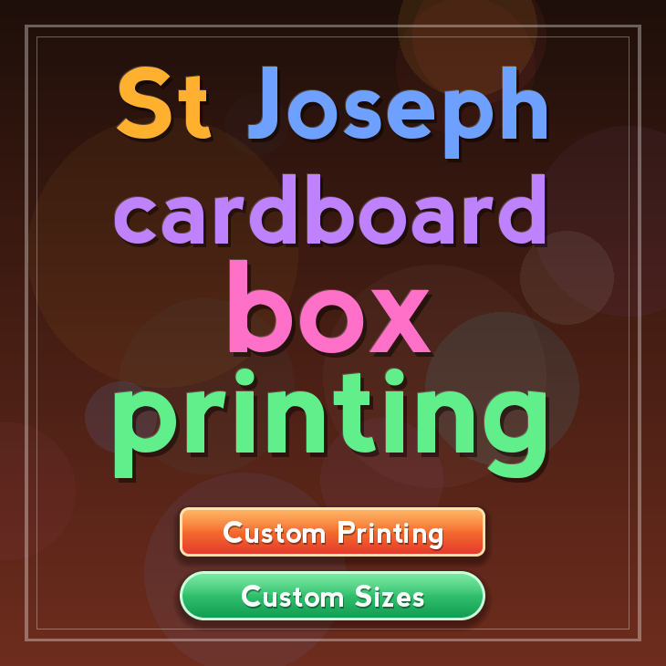 St Joseph cardboard box printing